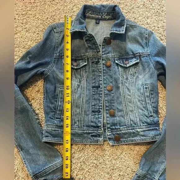 American Eagle jean jacket. XS - Picture 7 of 8